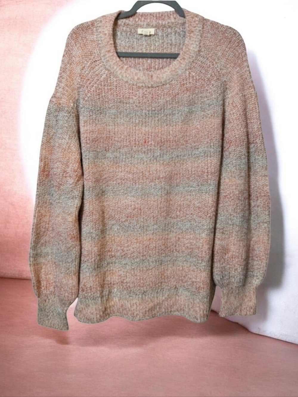A.N.A. Petite XXL Variegated Red & Brown Sweater NWT